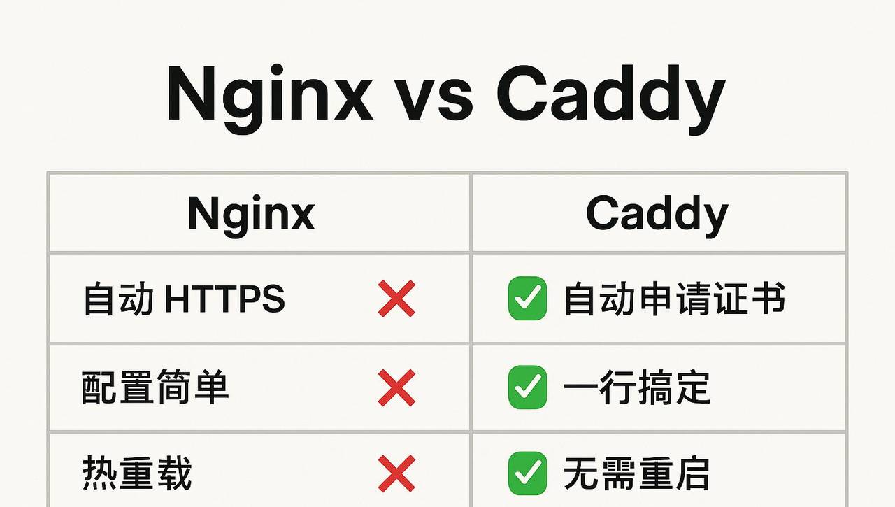 我把 Nginx 换成了 Caddy,用了才知道真香!