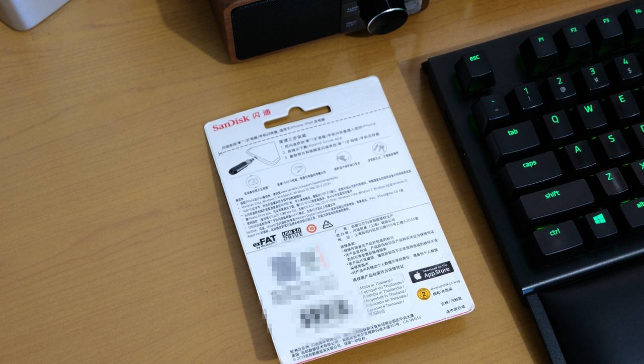 SanDisk闪迪 Lightning USB3.0欢欣i享128GB U盘 简评