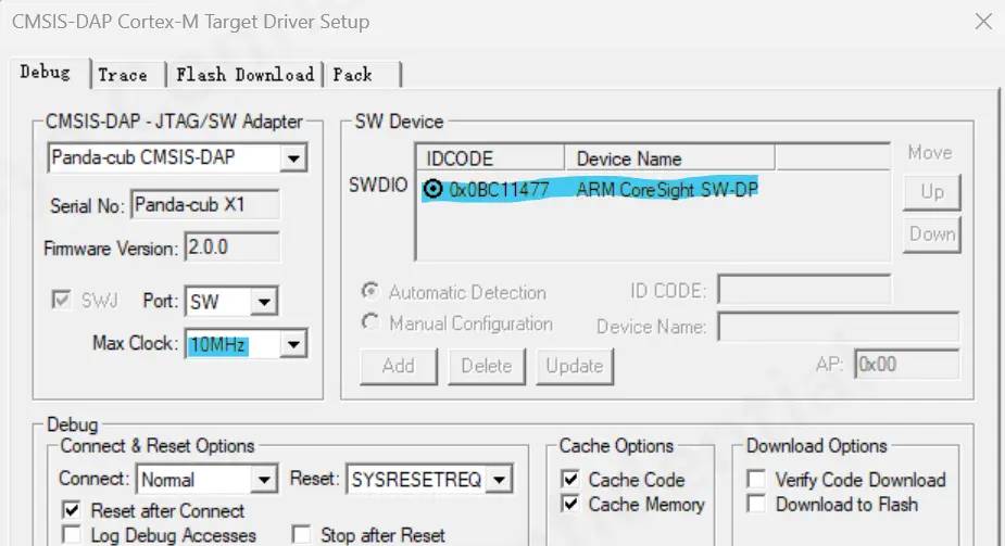 普冉MCU py32解除管脚复用仿真器 离线烧录器使用方法