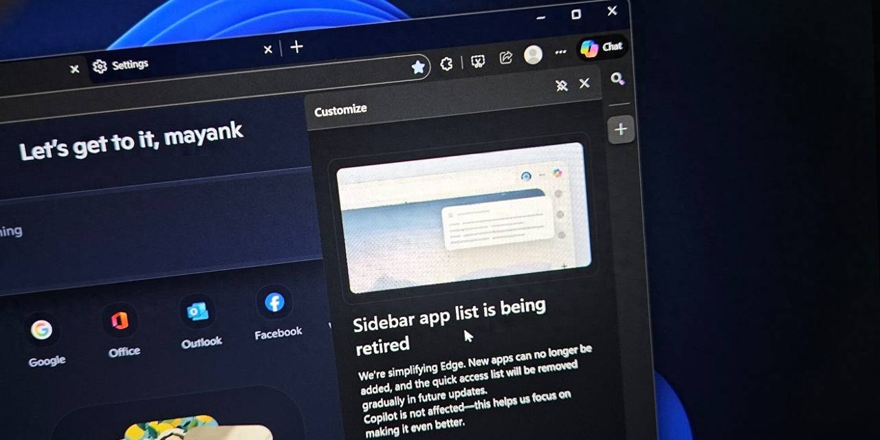 第 322 期:微软 Edge 浏览器计划移除侧边栏应用列表