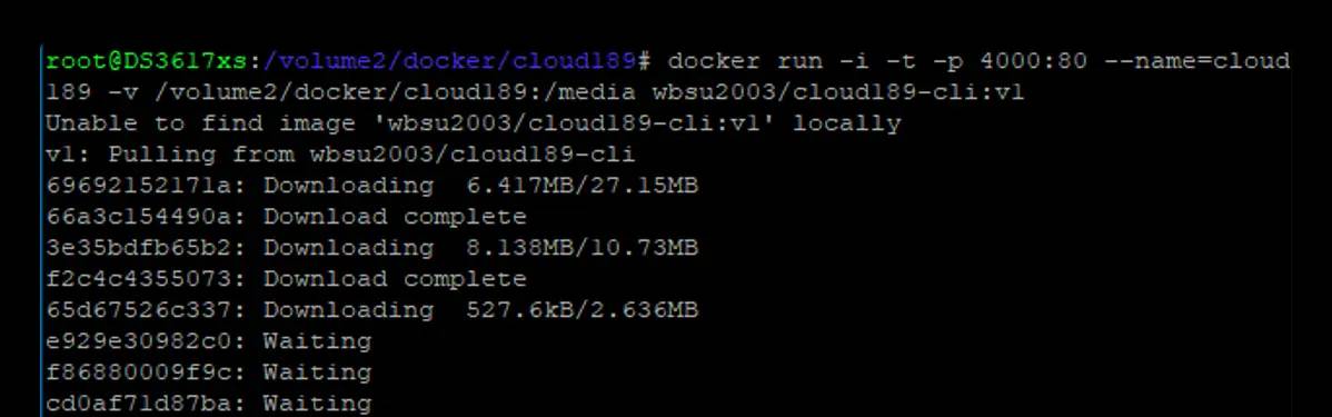 在群晖上使用天翼云盘