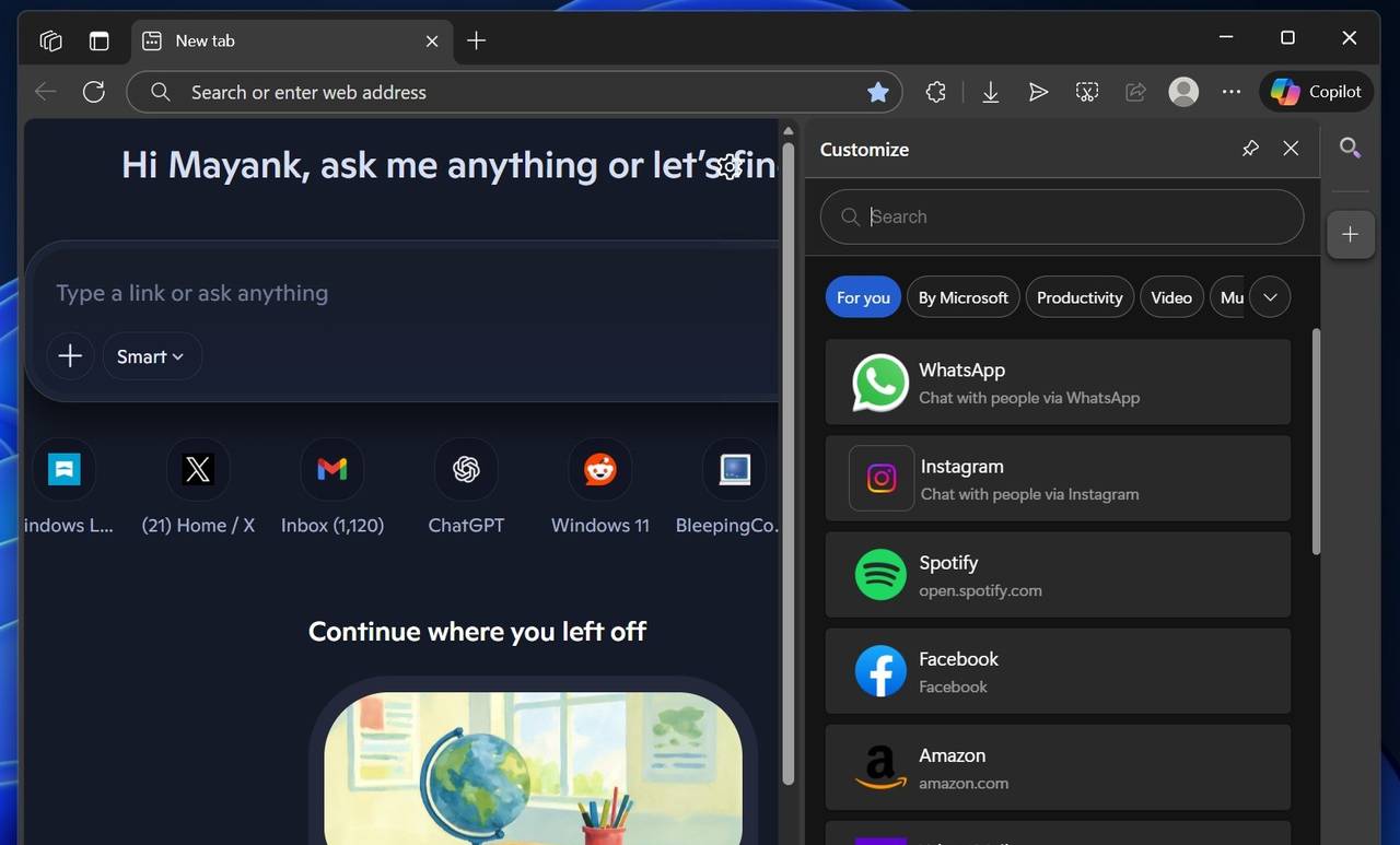 第 322 期:微软 Edge 浏览器计划移除侧边栏应用列表