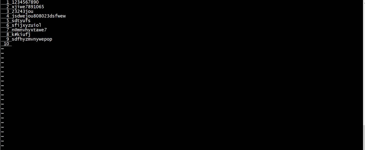 整理常用的 vim 命令