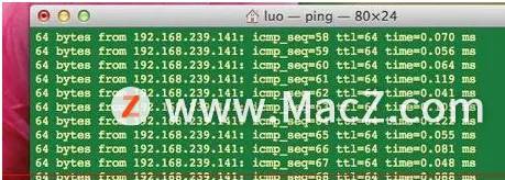 Mac系统用命令打开ping端口的详细步骤