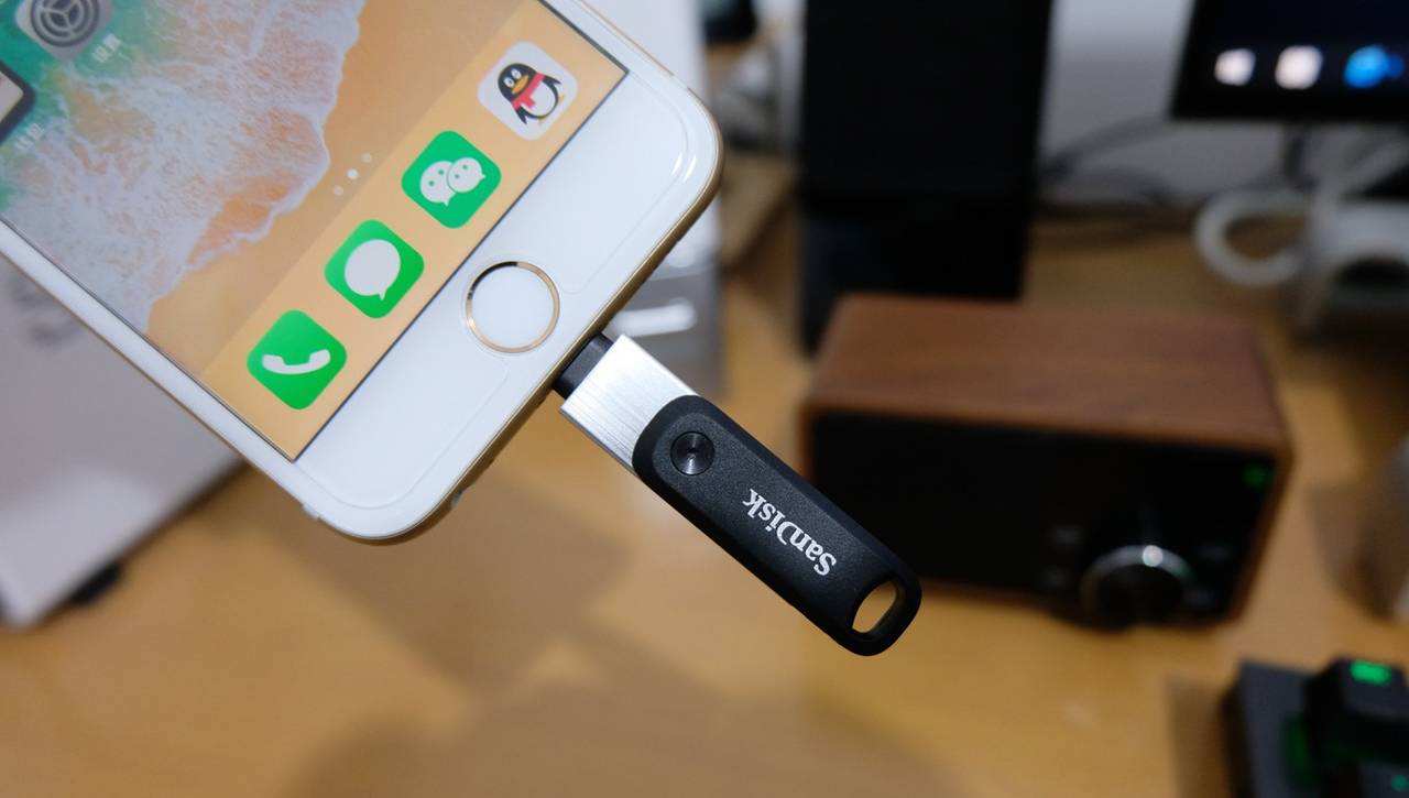 SanDisk闪迪 Lightning USB3.0欢欣i享128GB U盘 简评