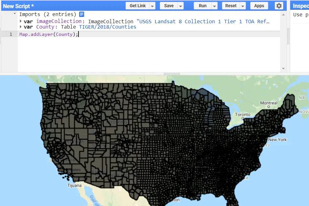 Google Earth Engine谷歌地球引擎GEE矢量数据裁剪栅格影像数据