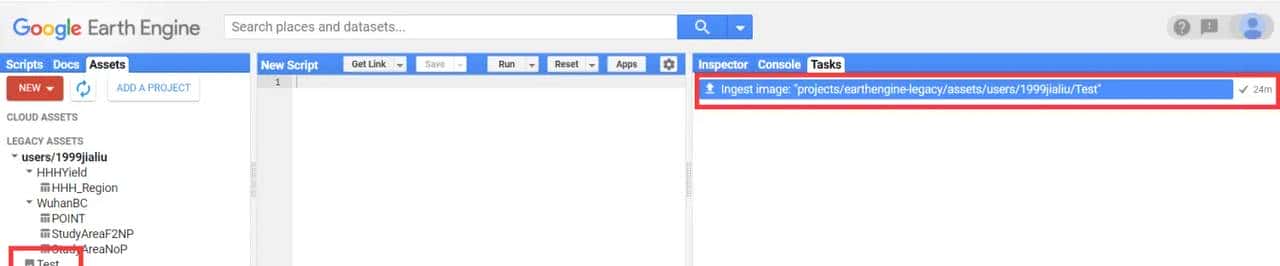 Google Earth Engine谷歌地球引擎外部栅格矢量数据导入管理与下载及数据与代码共享