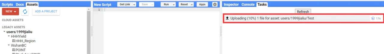 Google Earth Engine谷歌地球引擎外部栅格矢量数据导入管理与下载及数据与代码共享