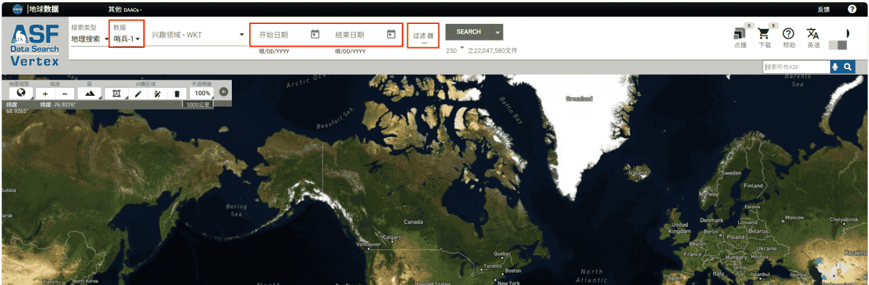 学习反馈:SARscape做DInSAR全流程1——数据下载