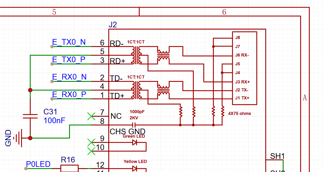 W5500芯片PHY到PHY直连RTL8305NB网络HUB芯片