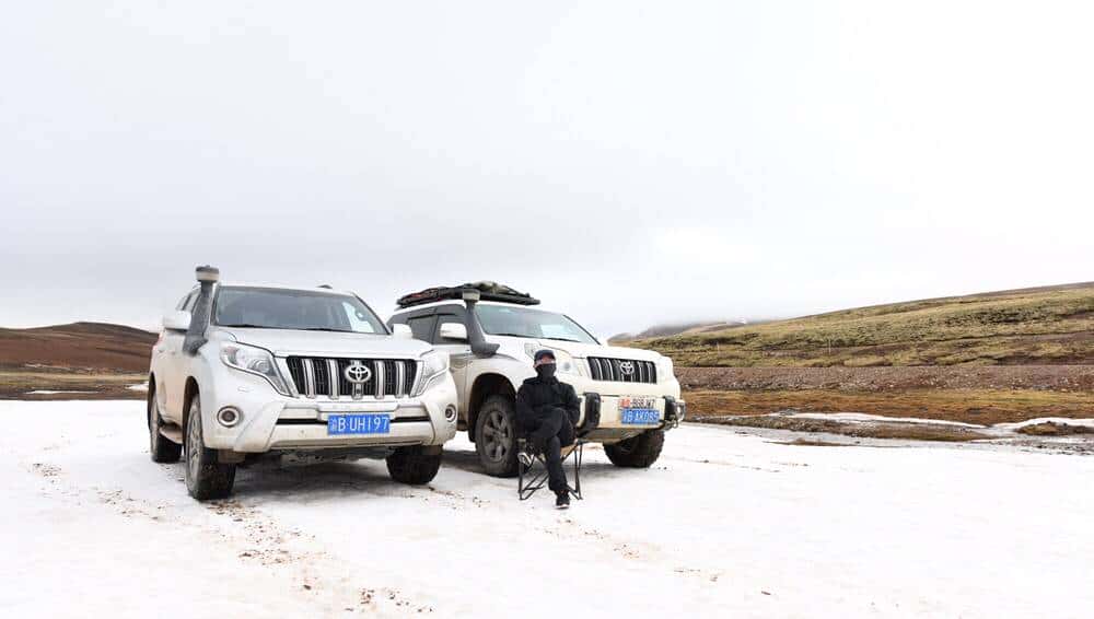 柴油普拉多3000VX,3车4人自驾澜沧江源头,路程艰险