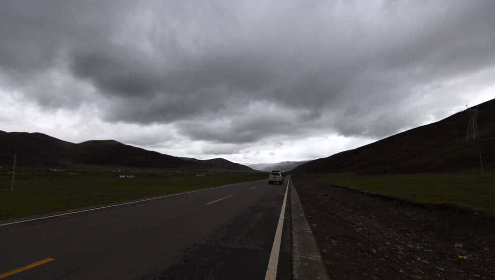 柴油普拉多3000VX,3车4人自驾澜沧江源头,路程艰险