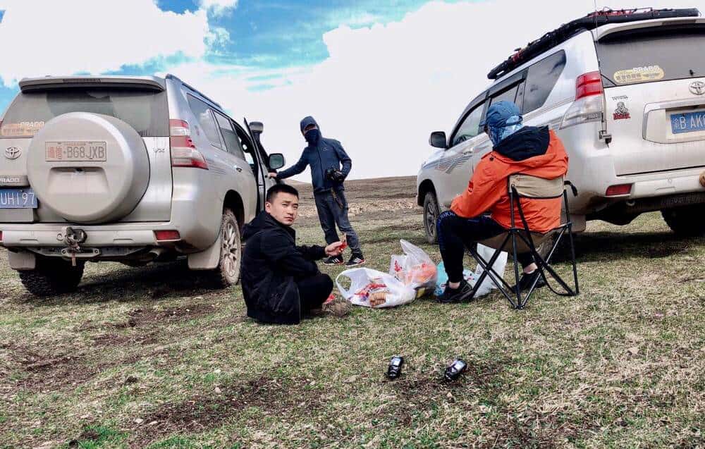 柴油普拉多3000VX,3车4人自驾澜沧江源头,路程艰险