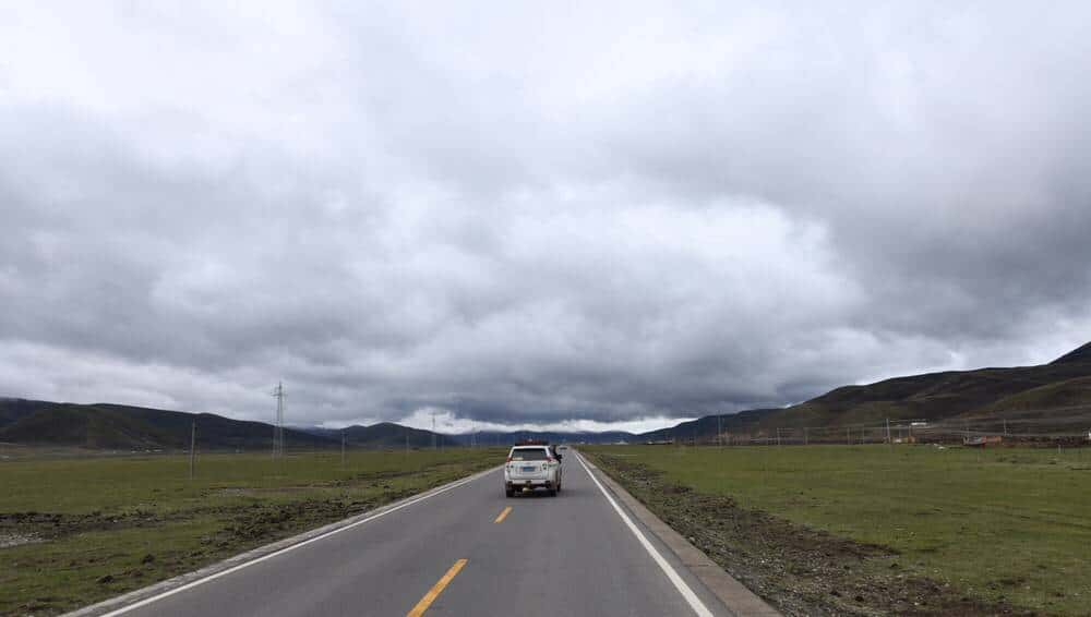 柴油普拉多3000VX,3车4人自驾澜沧江源头,路程艰险