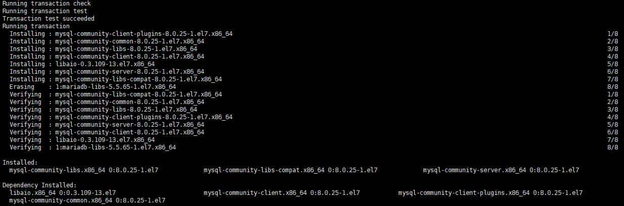 MySql: CentOS下安装MySql