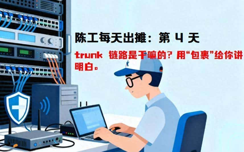 陈工每天出摊:trunk链路是干嘛的?用“包裹”讲透原理・第4天