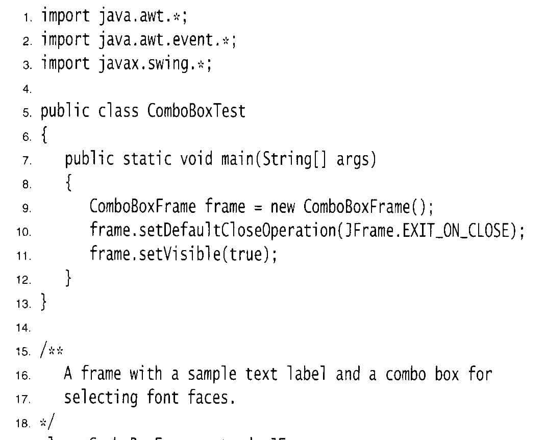 Java Swing用户界面组件：复选框+ 滑块+组合框+边界+单选按钮