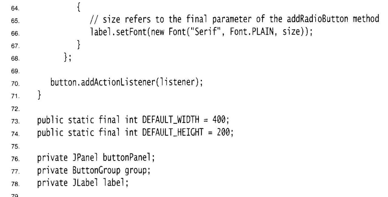 Java Swing用户界面组件：复选框+ 滑块+组合框+边界+单选按钮