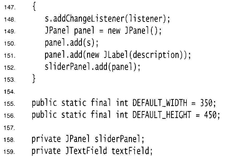 Java Swing用户界面组件：复选框+ 滑块+组合框+边界+单选按钮