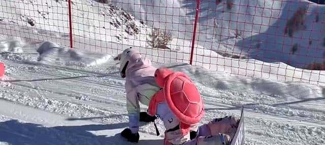 婵宝呀，婵宝，我求求你了，要不你改行滑雪吧