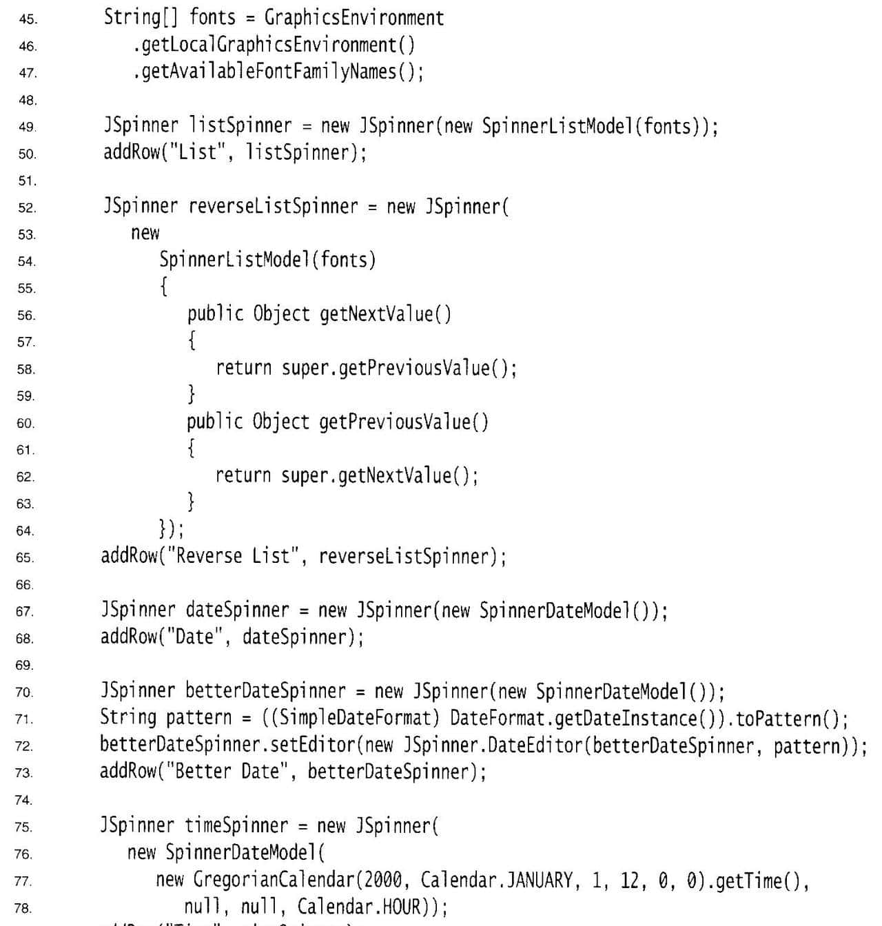 Java Swing用户界面组件：复选框+ 滑块+组合框+边界+单选按钮