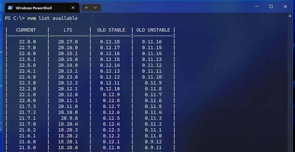 Node 版本管理器 NVM 安装指南