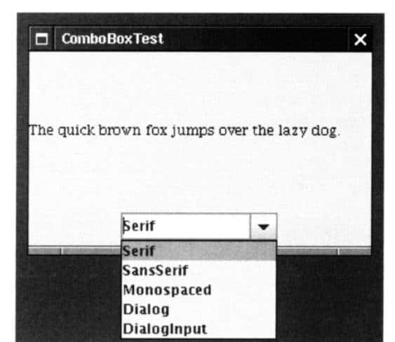 Java Swing用户界面组件：复选框+ 滑块+组合框+边界+单选按钮