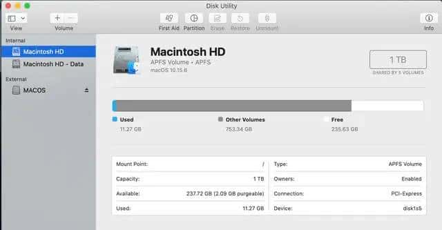 617,Mac系统:修改U盘读取数据慢和修改管理员账户以及管理员账户权限的问题