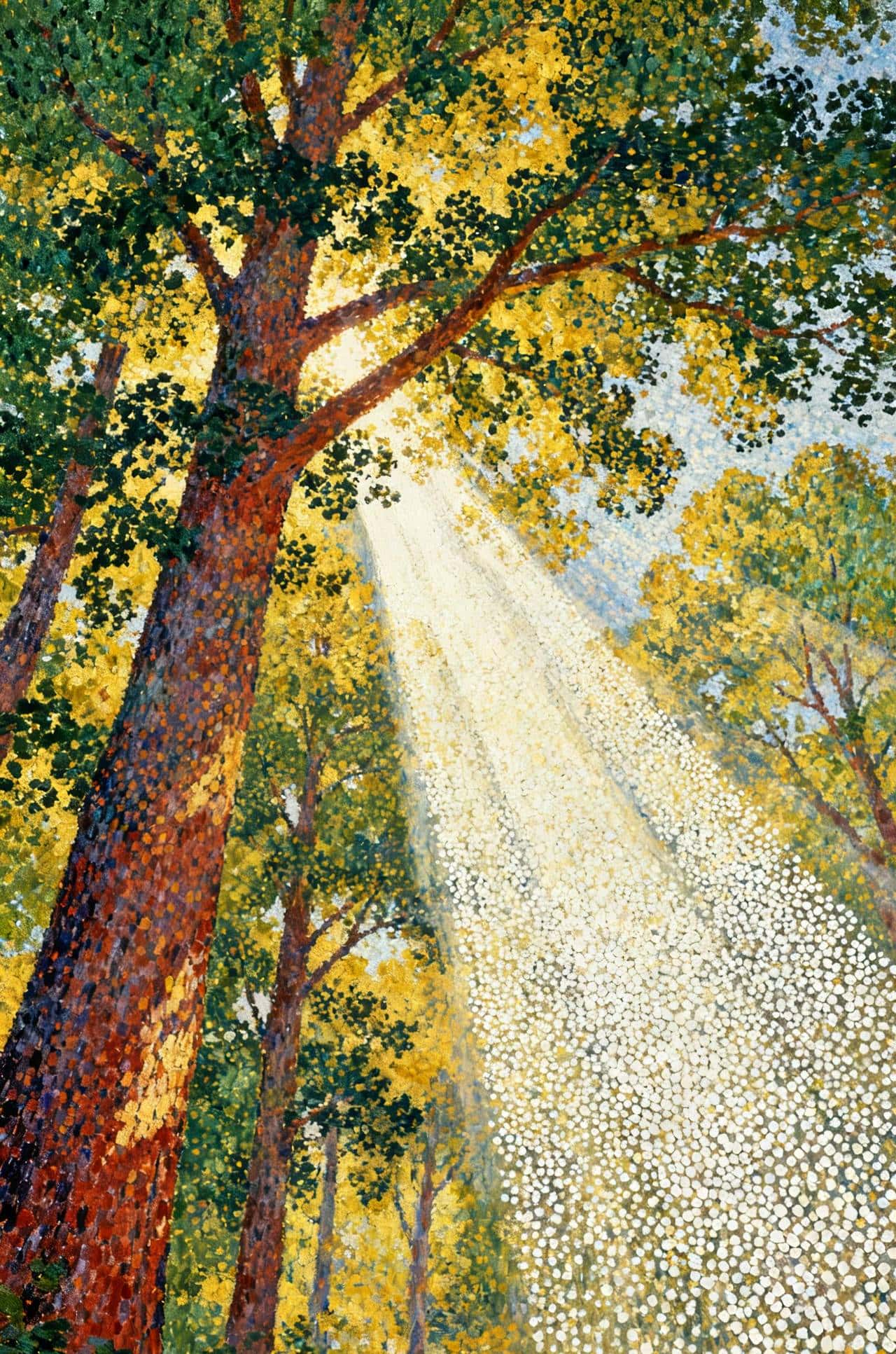 每天两分钟,学习AI生成图片的提示词-点画风格