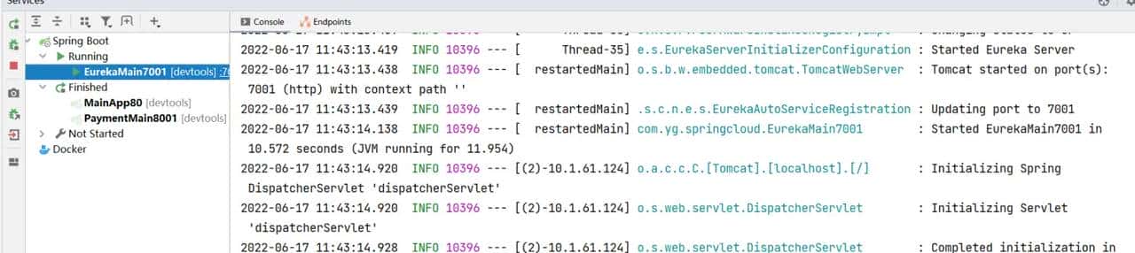 SpringCloud无介绍快使用,单机Eureka服务注册中心cloud-eureka-server7001搭建(十)
