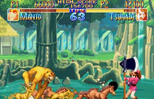 格斗游戏最无耻的画面,明明说好一对一,却强行变成群殴