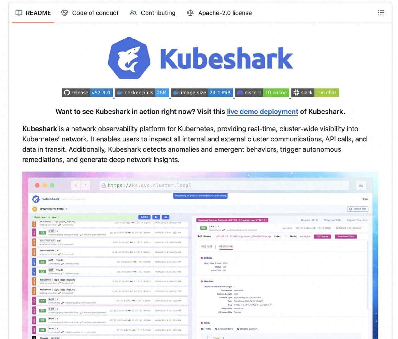 Kubeshark —— Kubernetes 的 Wireshark,流量可视化太爽了!