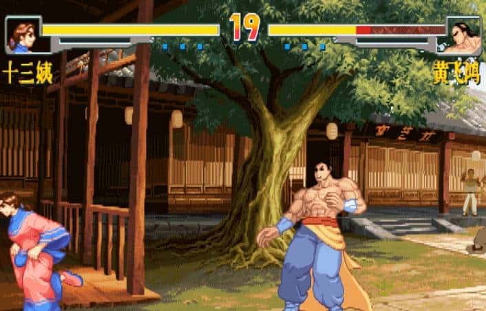 格斗游戏最无耻的画面,明明说好一对一,却强行变成群殴