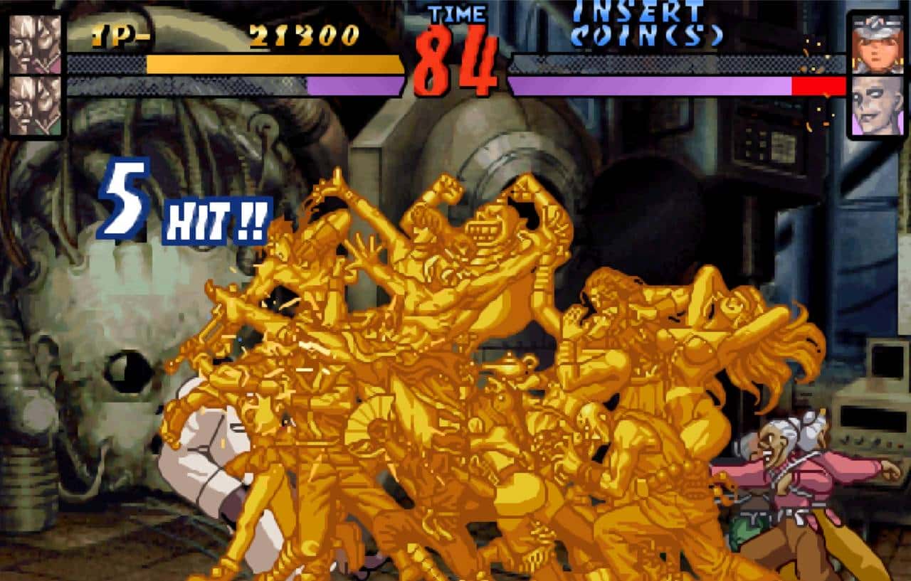 格斗游戏最无耻的画面,明明说好一对一,却强行变成群殴