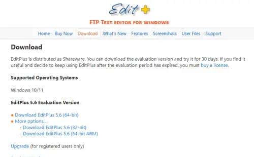 Editplus 5.6 新特性