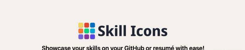 Skills Icons: 在 Markdown 中添加技术栈图标很简单
