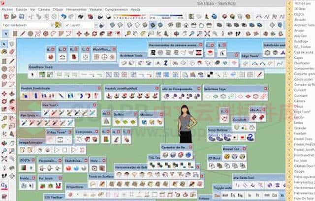 SketchUp中文插件库SUAPP3.6更新