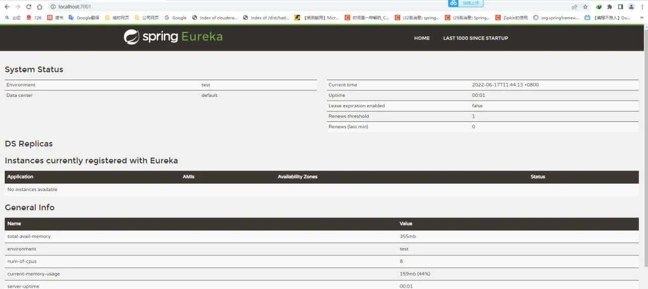 SpringCloud无介绍快使用,单机Eureka服务注册中心cloud-eureka-server7001搭建(十)