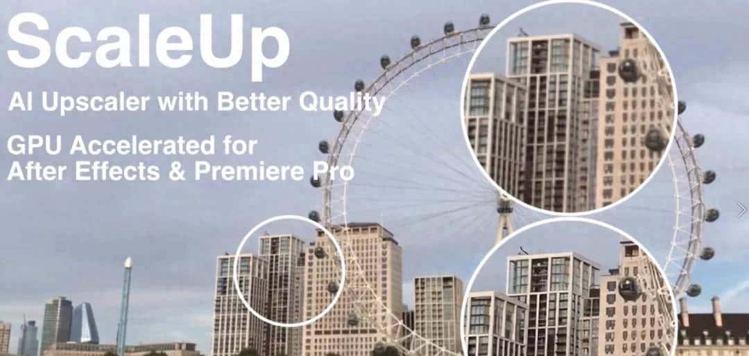 AI人工智能视频无损放大降噪插件,中文汉化支持AEPR