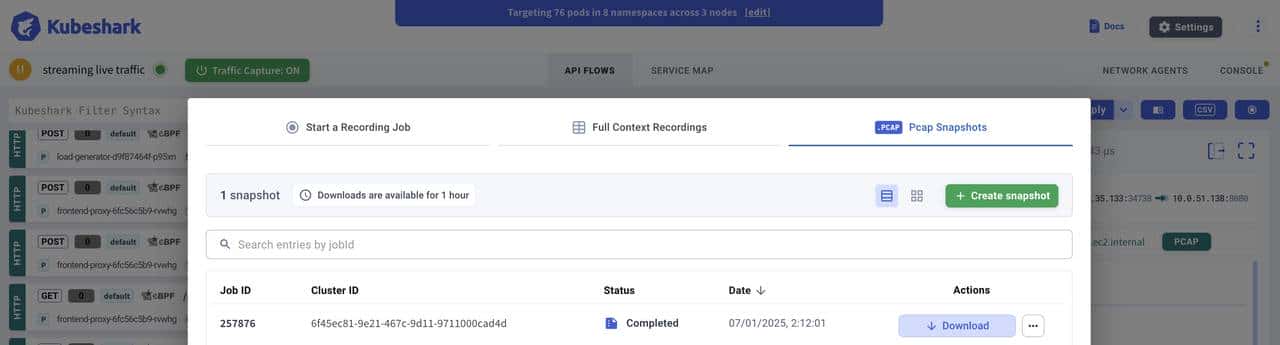 Kubeshark —— Kubernetes 的 Wireshark,流量可视化太爽了!