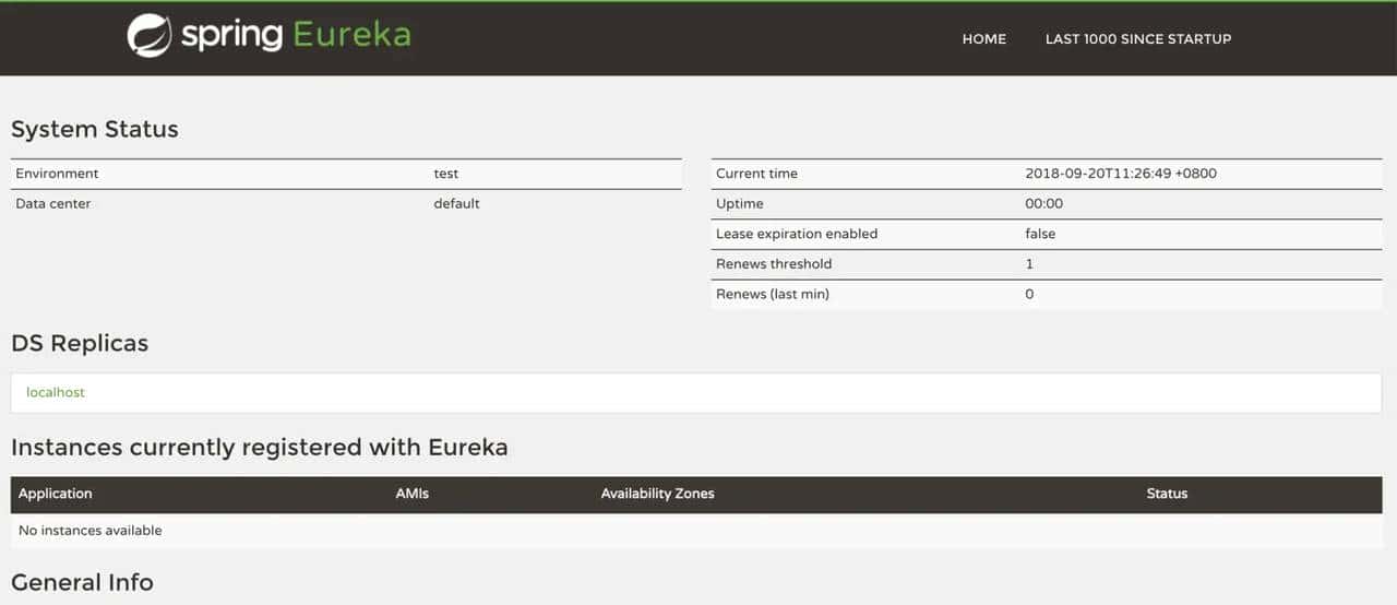 SpringCloud组件：搭建Eureka服务注册中心