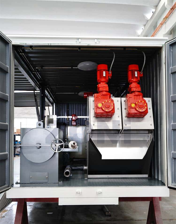 车载式叠螺机租赁,水库河道清淤泥浆处理实现“即清即干”