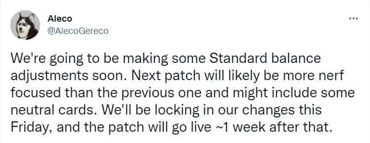 “版本末期”了？下周平衡补丁！国服最强5套牌！上分首选