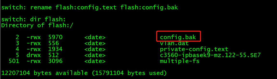 如何将思科交换机恢复出产设置?