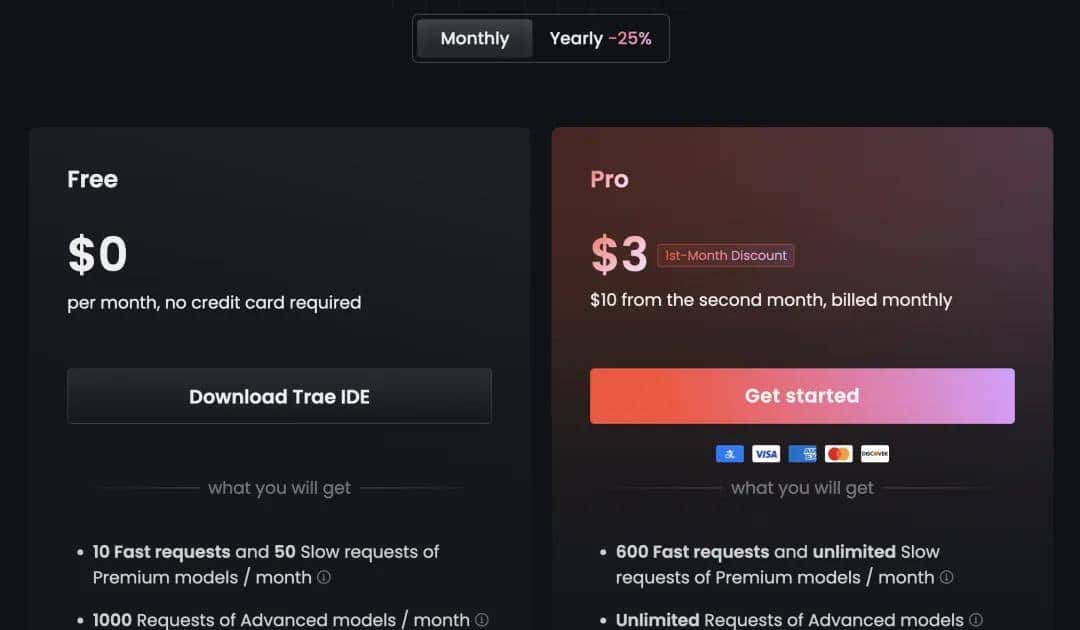 再见Cursor！Trae Pro 登场