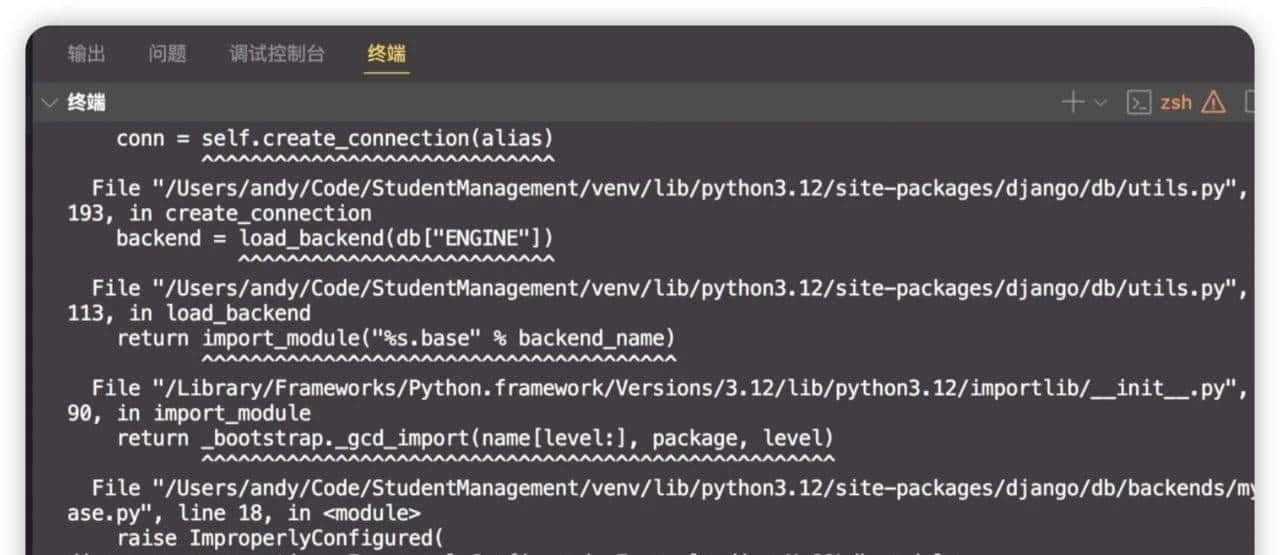 django项目：设置全局配置setting