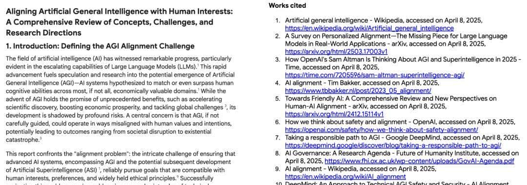 5分钟直出46页论文！谷歌Deep Research完爆OpenAI，Gemini 2.5加持