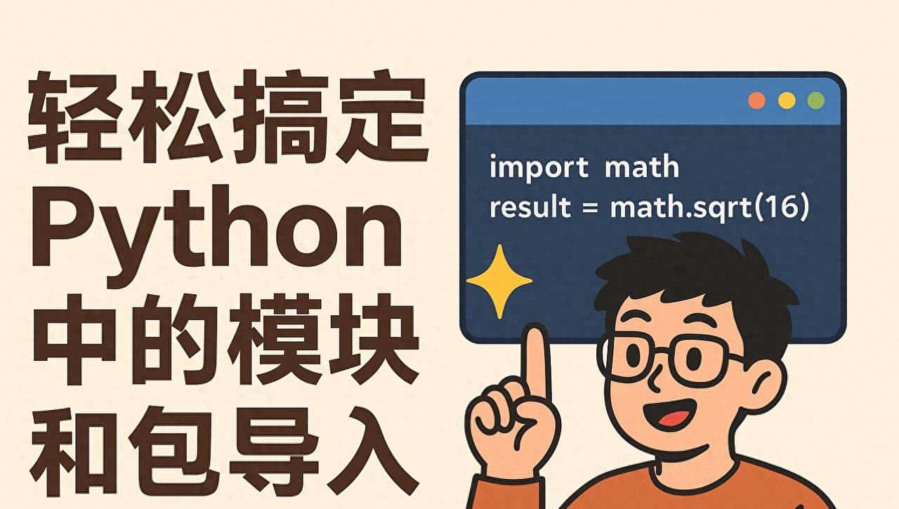 轻松搞定 Python 模块与包导入:新手也能秒懂的入门指南