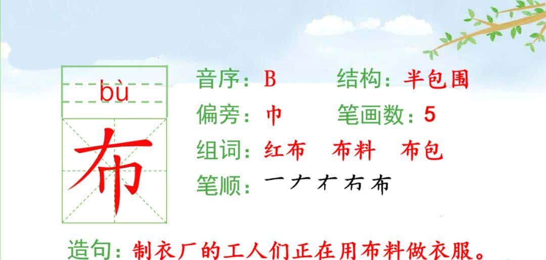 二年级下册语文课文22《小毛虫》图文详解及同步练习