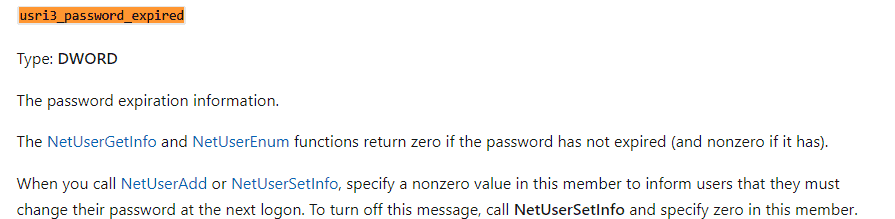 Windows C++ 获取电脑用户密码到期时间(利用代码里注入dos命令)